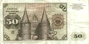 50 DM alt R�ckseite
